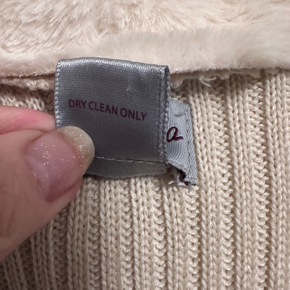 Moda Cream Knit Pullover - Picture 5 of 6